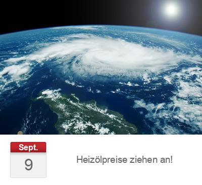 Heizölpreise ziehen an! 