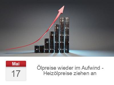 Ölpreise wieder im Aufwind - Heizölpreise ziehen an