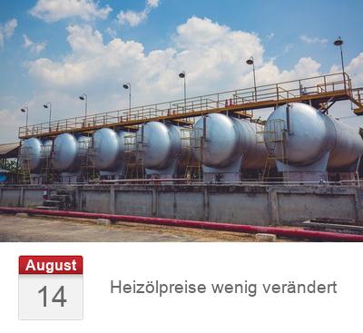Heizölpreise wenig verändert