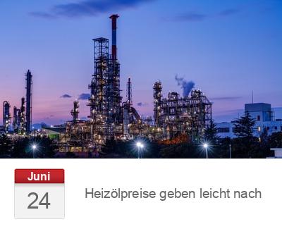 Heizölpreise geben leicht nach