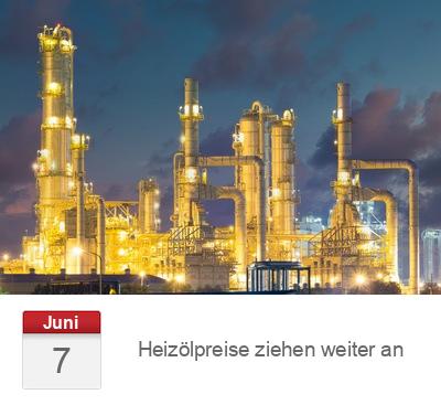 Heizölpreise ziehen weiter an