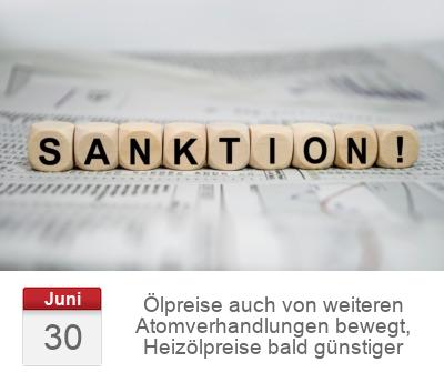 Ölpreise auch von weiteren Atomverhandlungen bewegt, Heizölpreise bald günstiger