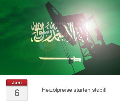 Heizölpreise starten stabil!
