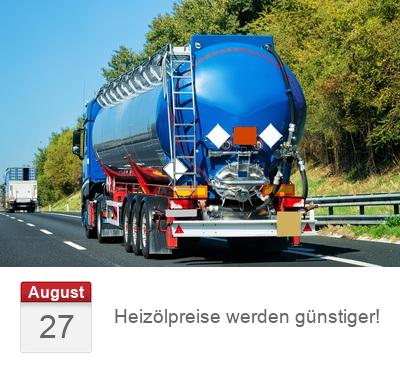 Heizölpreise werden günstiger!