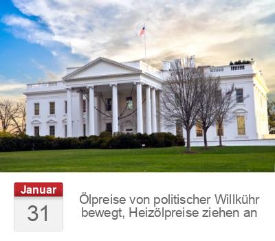 Ölpreise von politischer Willkühr bewegt, Heizölpreise ziehen an